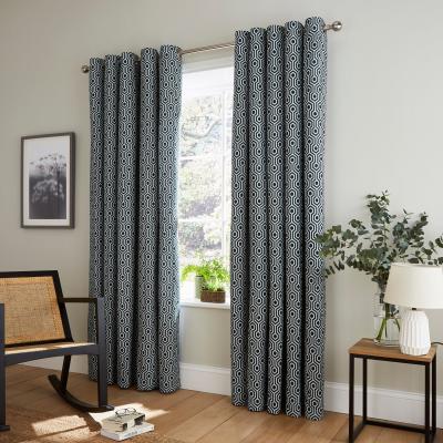 Dunelm Colvin Bottle Green Eyelet Curtains Bottle (Green)