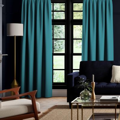 Dunelm Panama Cotton Made to Measure Curtains Panama Cornflower