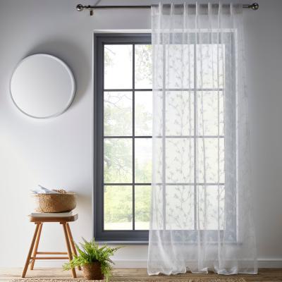 Dunelm Alisha Slot Top White Voile White