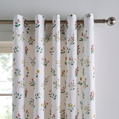 Dunelm Heart Soul Stems Green Eyelet Curtains Green