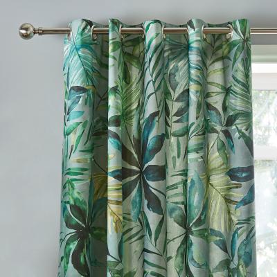 Dunelm Eden Green Eyelet Curtains Green