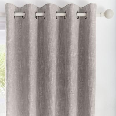Dunelm Appletree Loft Boucle Grey Eyelet Curtains Grey