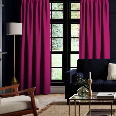 Dunelm Panama Cotton Made to Measure Curtains Panama Fuchsia