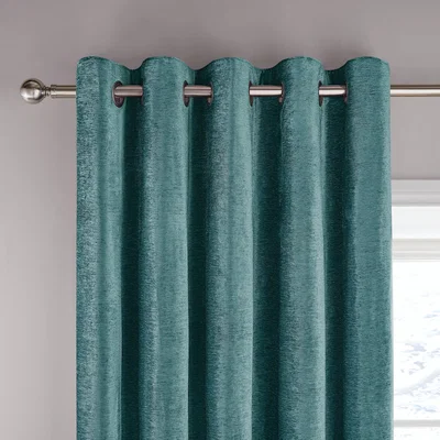 Dunelm Dorma Lymington Dragonfly Eyelet Curtains Blue