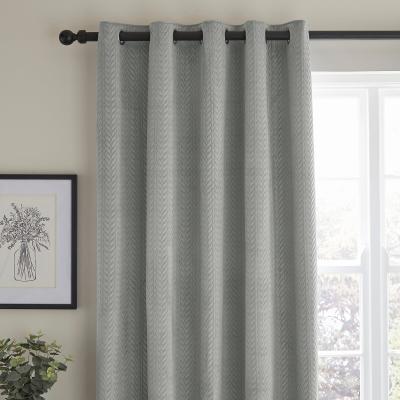 Dunelm Pinsonic Plait Stone Eyelet Curtains Beige