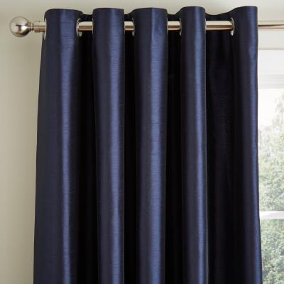 Dunelm Ultra Blackout Montana Navy Eyelet Curtains Navy