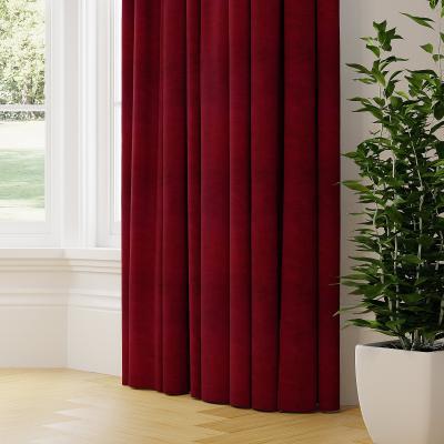 Dunelm Sirena Made to Measure Curtains red