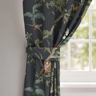 Dunelm Maximalist Bengal Made to Measure Tieback Bengal Slate