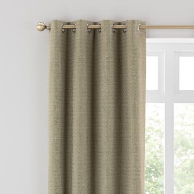Dunelm Diamond Recycled Olive Eyelet Curtains Olive