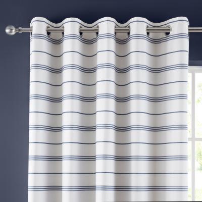 Dunelm Falmouth Navy Blackout Eyelet Curtains Navy (Blue)