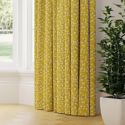 Dunelm Myla Made to Measure Curtains Myla Printed Sunflower