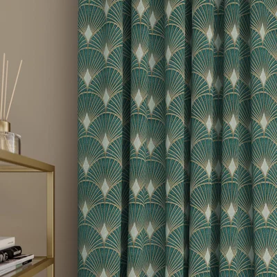 Dunelm Tamara Made to Measure Curtains Tamara Emerald