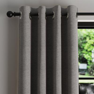 Dunelm Eliza Steeple Grey Thermal Eyelet Curtains Steeple Grey
