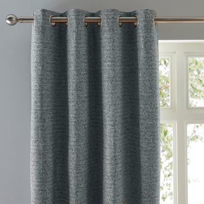 Dunelm Murano Blue Eyelet Curtains Blue