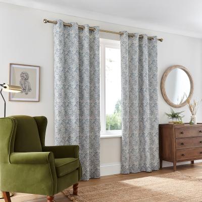 Dunelm Woodland Tale Print Natural Thermal Eyelet Curtains Natural
