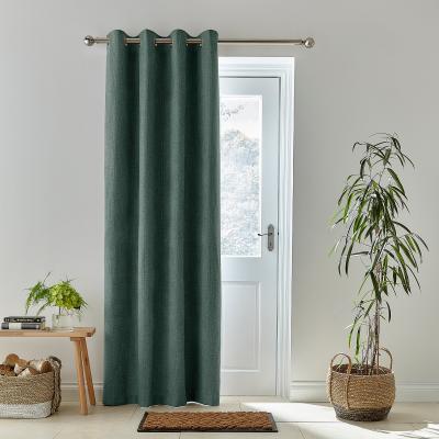 Dunelm Wynter Forest Green Thermal Door Curtain Forest (Green)