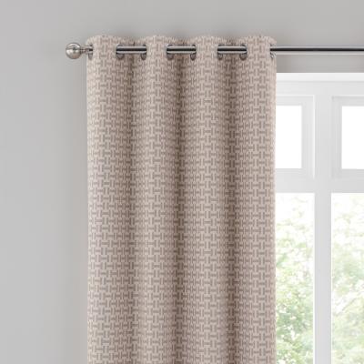 Dunelm Stack Natural Eyelet Curtains Natural