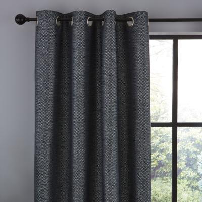 Dunelm Harper Navy Eyelet Curtains Navy Blue