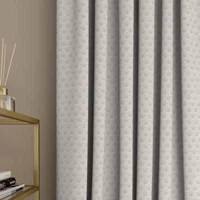 Dunelm Poiret Made to Measure Curtains Poiret Silver