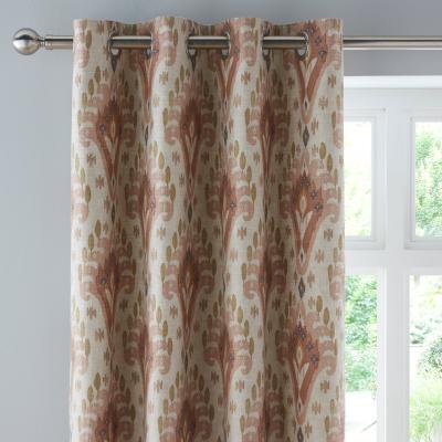 Dunelm Jaipur Eyelet Curtains Natural Natural