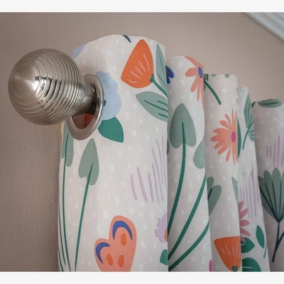 Habitat Habitat Kids Floral Blackout Eyelet Curtain - 168X137cm