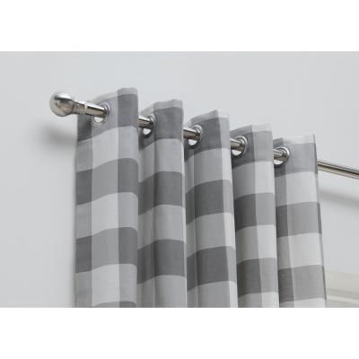 Habitat Habitat Printed Check Fully Lined Curtains - 117x137cm