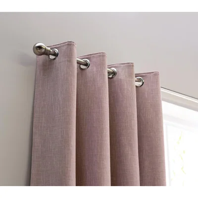 Habitat Habitat Blackout Fully Lined Eyelet Curtains - Blush