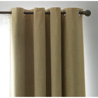 Habitat Habitat Skandi Blackout Lined Eyelet Curtains - Yellow