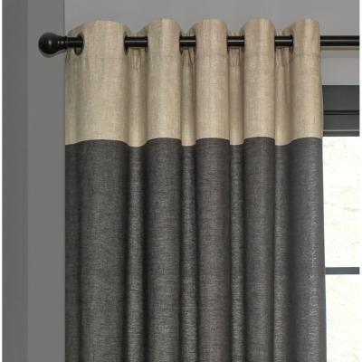Habitat Habitat Header Lined Eyelet Curtains - Charcoal - 117x137cm