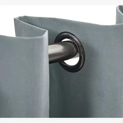 Habitat Habitat Plain Blackout Eyelet Curtain - Dove Grey- 229X137cm