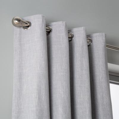 Habitat Habitat Blackout Fully Lined Eyelet Curtains - Dove Grey