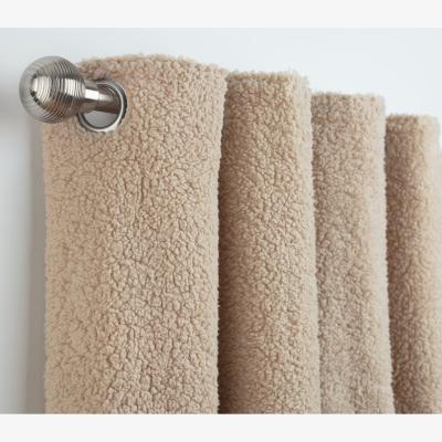 Habitat Habitat Fleece Textured Lined Eyelet Curtain - Oatmeal