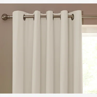 Habitat Habitat Plain Blackout Eyelet Curtains - Natural