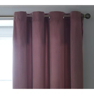 Habitat Habitat Matte Velvet Eyelet Curtains - Dusky Pink -168x228cm