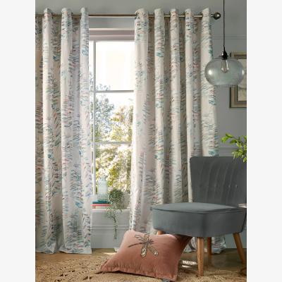 John Lewis Voyage Azolla Pair Lined Eyelet Curtains, Multi
