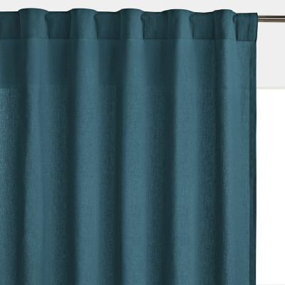 La Redoute Scenario Single Cotton Curtain with Concealed Tabs