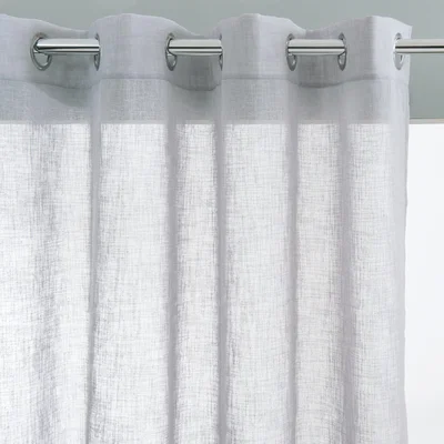 La Redoute Nyong Linen Effect Single Voile Panel with Eyelets