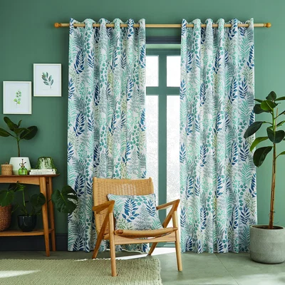 La Redoute Hartwood Leaf Eyelet Curtains
