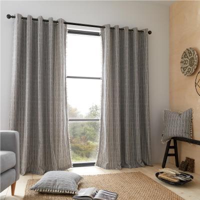 La Redoute Adana Woven 46x54 Inch Eyelet Curtains