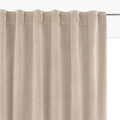 La Redoute Velvet Single Hidden Tab Curtain