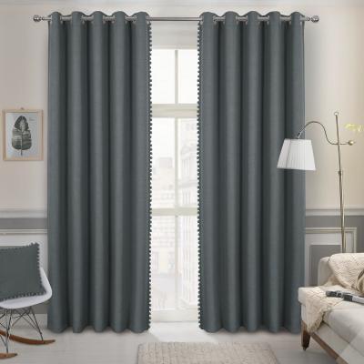 La Redoute Pom Pom Light Filtering Eyelet Curtains