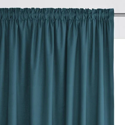 La Redoute Scenario Single Cotton Curtain with Gathered Header
