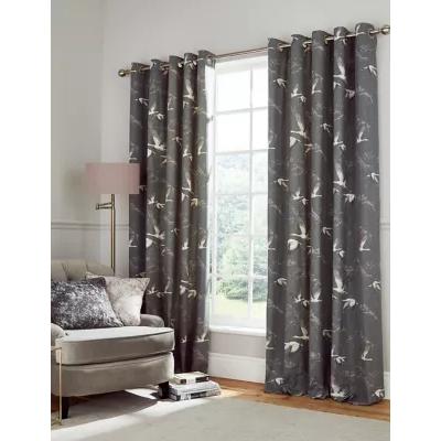 Marks & Spencer M&S Laura Ashley Pure Cotton Animalia Eyelet Curtains - BEW72 - Dark Blue, Dark Blue