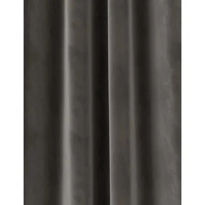 Marks & Spencer M&S Velvet Eyelet Blackout Curtains - EW90 - Charcoal, Charcoal,Grey,Champagne,Latte,Soft Pink,Duck Egg,Forest Green,Rust