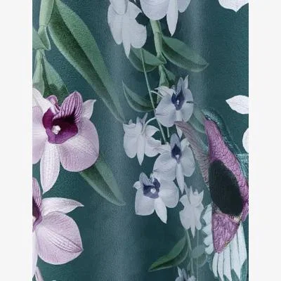 Marks & Spencer M&S Velvet Hummingbird Blackout Thermal Eyelet Curtains - NAR54 - Teal, Teal