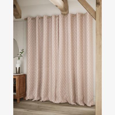 Marks & Spencer M&S Ikat Jacquard Eyelet Curtains - NAR54 - Rust, Rust