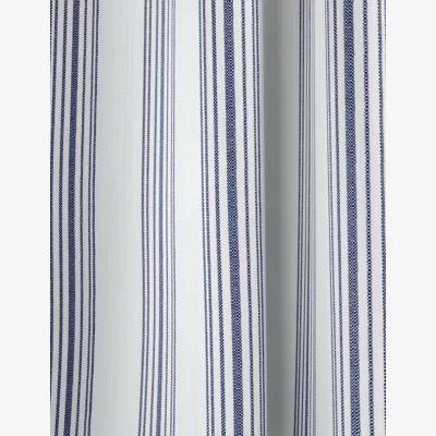 Marks & Spencer M&S Woven Striped Eyelet Curtains - WDR72 - Blue Mix, Blue Mix