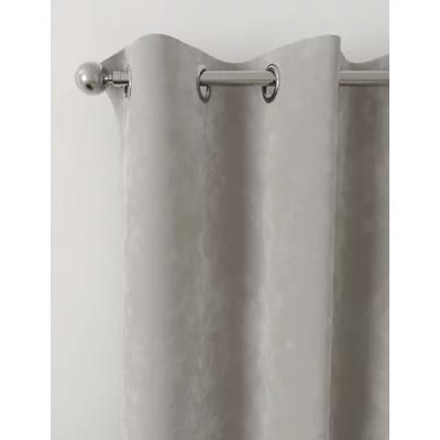 Marks & Spencer M&S Velour Eyelet Blackout Curtains - WDR72 - Silver Grey, Silver Grey,Dark Charcoal,Dark Grey,Champagne,Dark Red,Royal Blue,Duck Egg,Soft Pink,Olive Mix