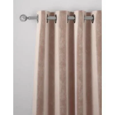 Marks & Spencer M&S Velvet Eyelet Curtains - EW90 - Latte, Latte,Pink,Charcoal,Grey,Navy