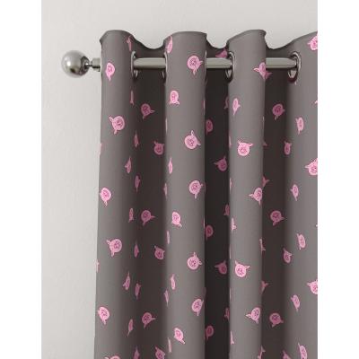 Marks & Spencer Percy Pig™ Eyelet Blackout Curtains - NAR54 - Grey Mix, Grey Mix